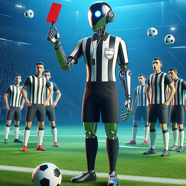 Robot soccer referee