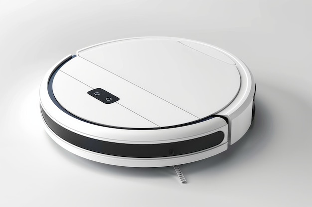 Photo robot vacuum cleaner isolated on white background