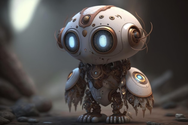 A robot with a big eye