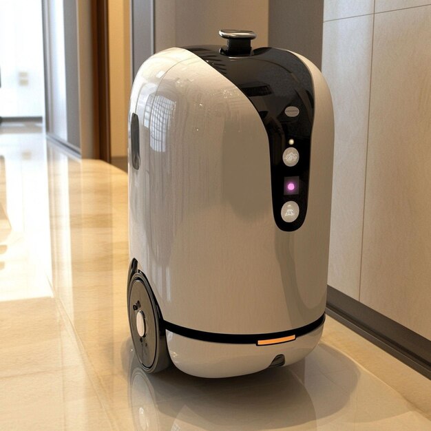 A Robot with delivery boxes delivery robot