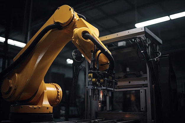 Robotic arm in manufacturing Generative AI