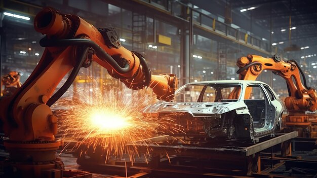 robotic_arms_welding_parts_on_car_body_on_automated_prod