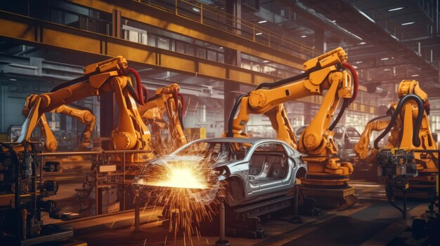 robotic_arms_welding_parts_on_car_body_on_automated_prod