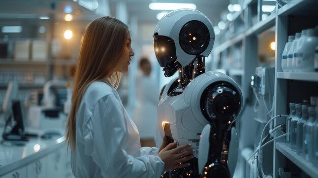 Robotic Assistant Helping Doctor