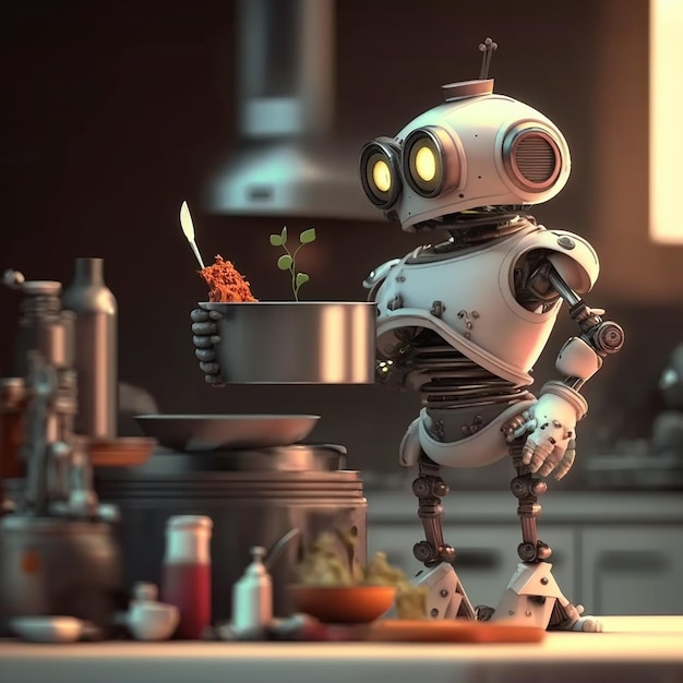 Robotic Chef Cooks Gourmet Meals