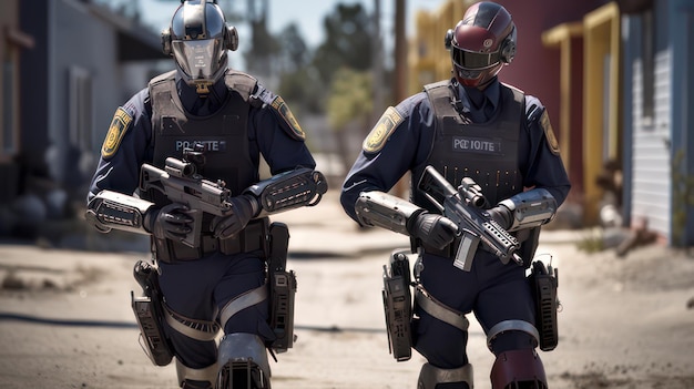 Robotic Peacekeepers Advanced Communication in Hostage Scenarios