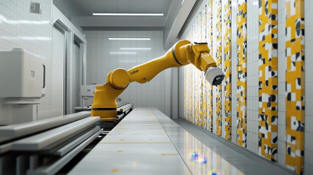 Photo robotic systems performing quality checks on ceramic tiles