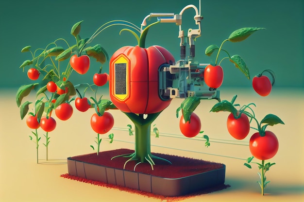 Robotic Watering Farm Plant Automatic Irrigation