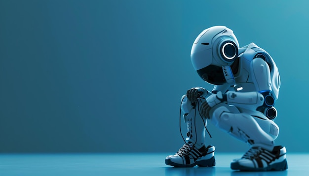 Robotics doing activity like human concept of Machine learning for Artificial Intelligence