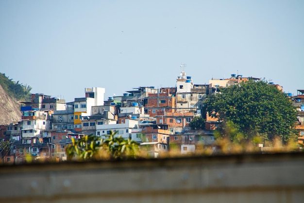 Rocinha favela in Rio de Janeiro Brazil