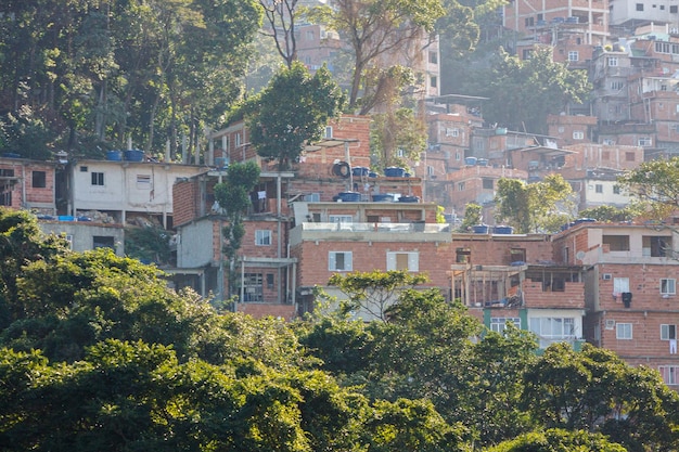 Rocinha favela in Rio de Janeiro Brazil