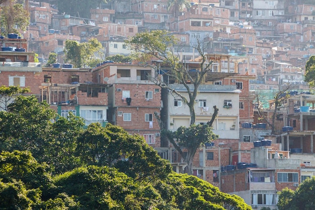 Rocinha favela in Rio de Janeiro Brazil