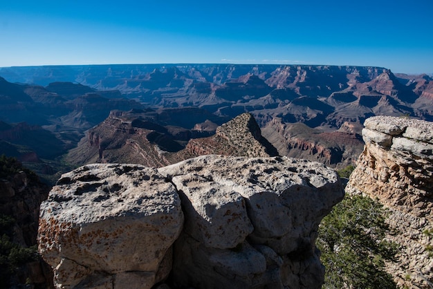 Rock canyon rocky mountains landscape of grand canyon national park in arizona