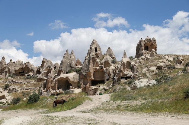 Rock Formations in Cappadocia Turkey