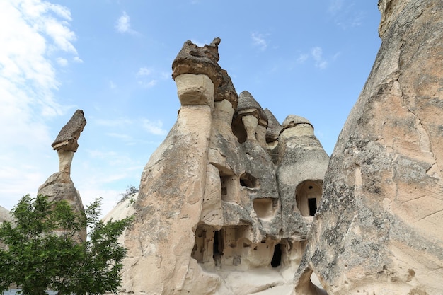 Rock Formations in Pasabag Monks Valley Cappadocia