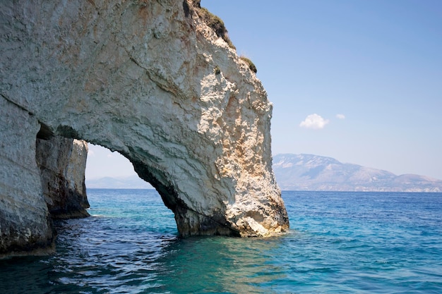 Rock formations on Zakynthos Island