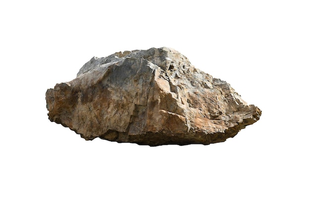 rock isolated on white background