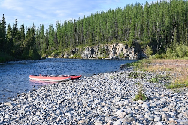 Rocks on the Lemva River