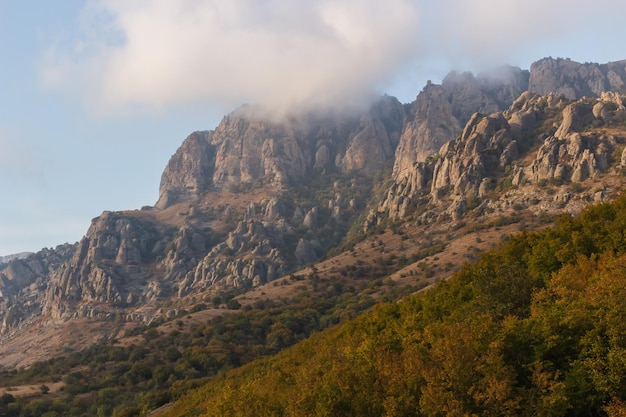 Rocks near Demerdzhi Crimea