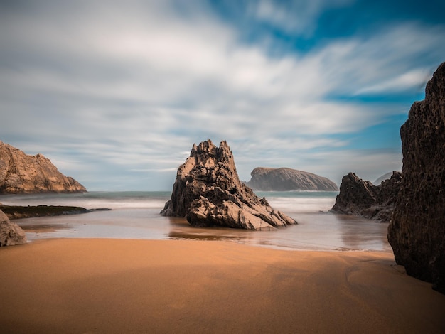 Rocky beach wallpaper