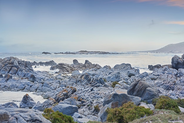 Rocky coast Rocky coast of Western Cape South Africa