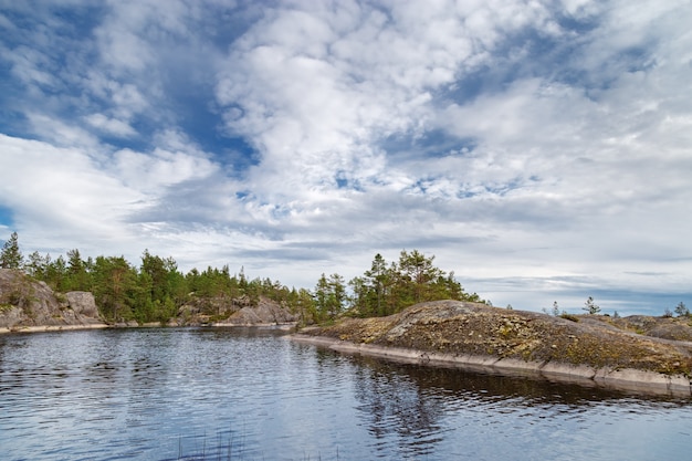 Rocky Islands Ladoga. 