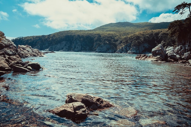 Rocky seashore