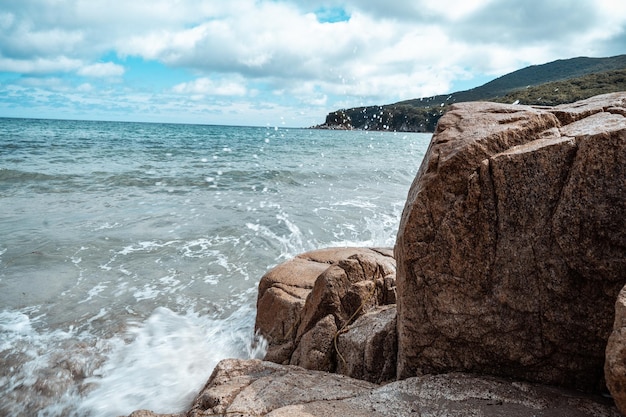 Rocky seashore