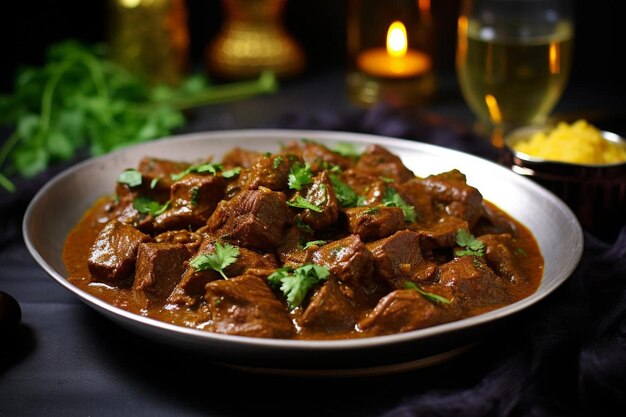 Rogan Josh with a hint of saffron