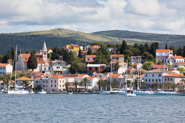 Rogoznica Croatia view from the sea