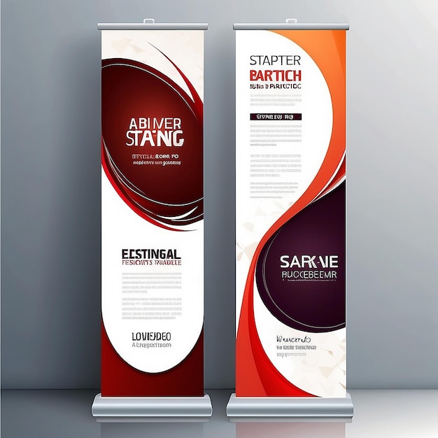 Photo roll banner vector design