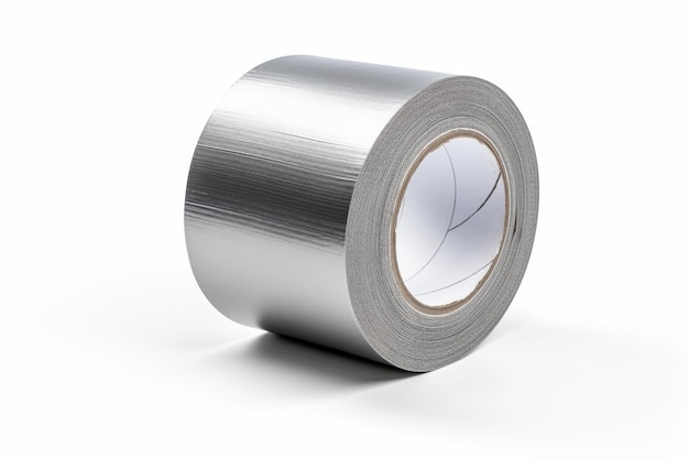 Roll of Duct Tape on White Background On a White or Clear Surface PNG Transparent Background