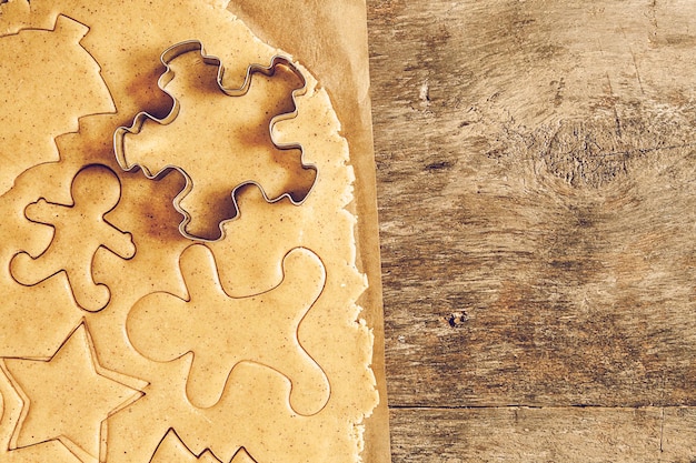 Roll out the dough cut out Christmas shapes instagram style