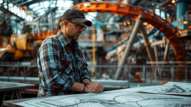 Roller Coaster Designer in casual attire