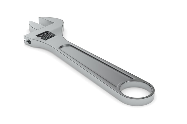 Roller wrench on white background Isolated 3D illustration