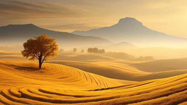 rolling hills of wheat rich textures savannah fields