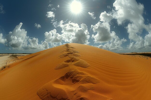 Photo rolling sand dunes professional photography