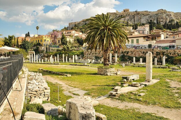 Roman Agora in in the neighbourhood of Plaka of Greece