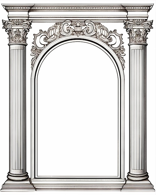 Photo roman frame france art frame