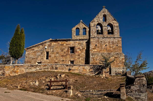 Romanesque church of santa marina in allen del hoyo