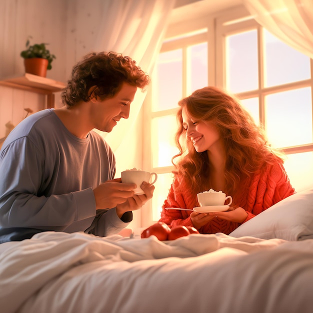 A Romantic Couple's Valentine's Day Hu Embracing love they shared a moment of pure connection