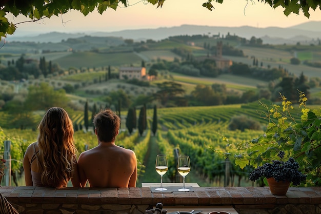 Romantic Encounter at MKU Tuscan Vineyard