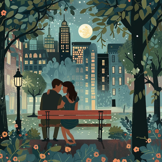 Romantic Evening in the Park