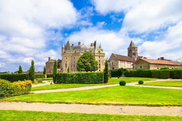 Romantic medieval castles of France