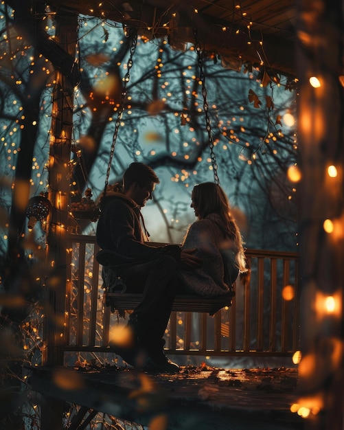 Photo romantic moments couples in timeless and intimate settings