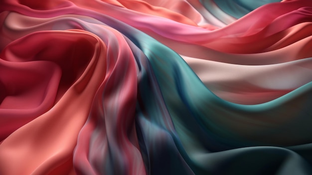 Romantic silky material texture Generative ai