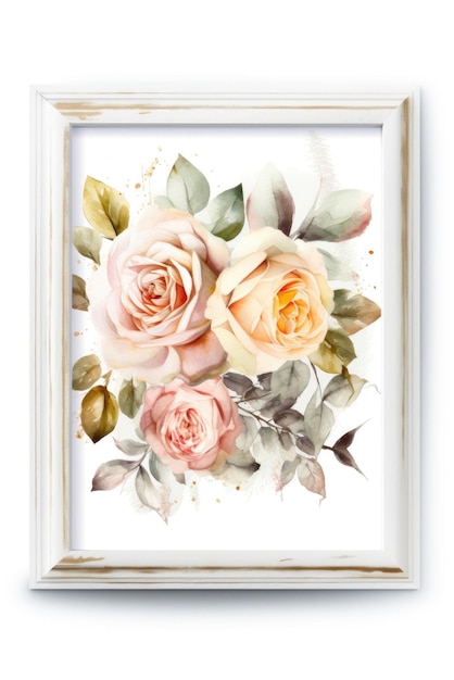 Romantic vintage rose background