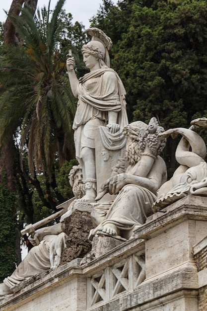 Rome Italy Typical architectural details of the old city