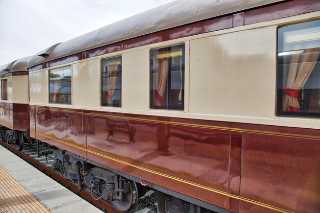 Ronda Andalucia Spain Old Luxury Train at Ronda Train station