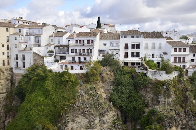 Ronda Spain 08 november 2019 the Puente Nuevo Bridge over the Tajo Gorge